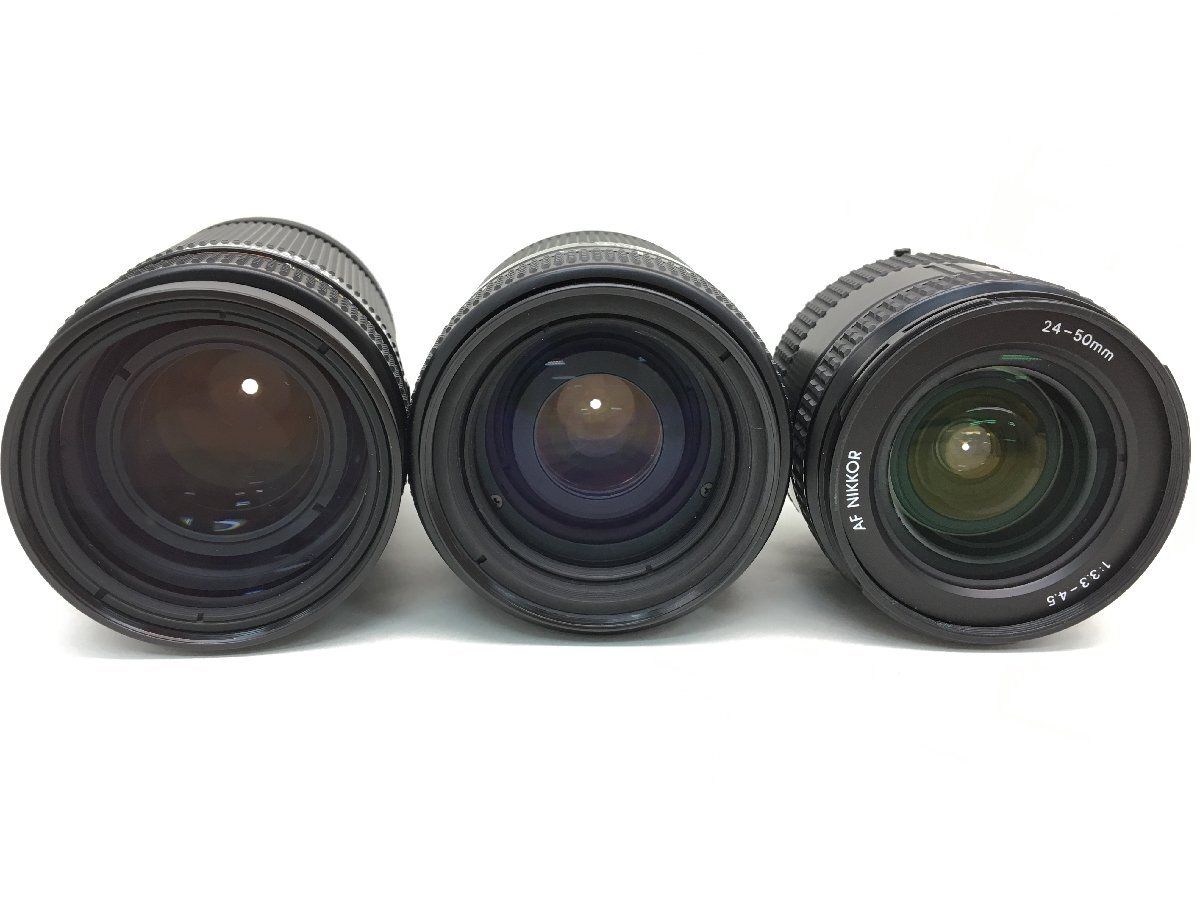 Nikon AF NIKKOR 70-210mm 1:4-5.6 D / 24-50mm 1:3.3-4.5 / 75-300mm other for single lens reflex camera lens summarize Junk used [UW040302]