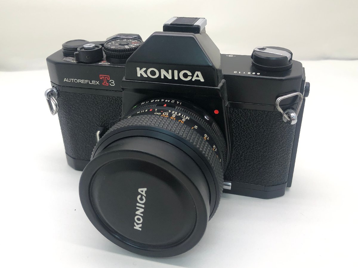 KONICA AUTOREFLEX T3 / KONICA HEXANON AR 50ｍｍ Ｆ1.4 一眼レフカメラ ジャンク 中古【UW040359】_画像1