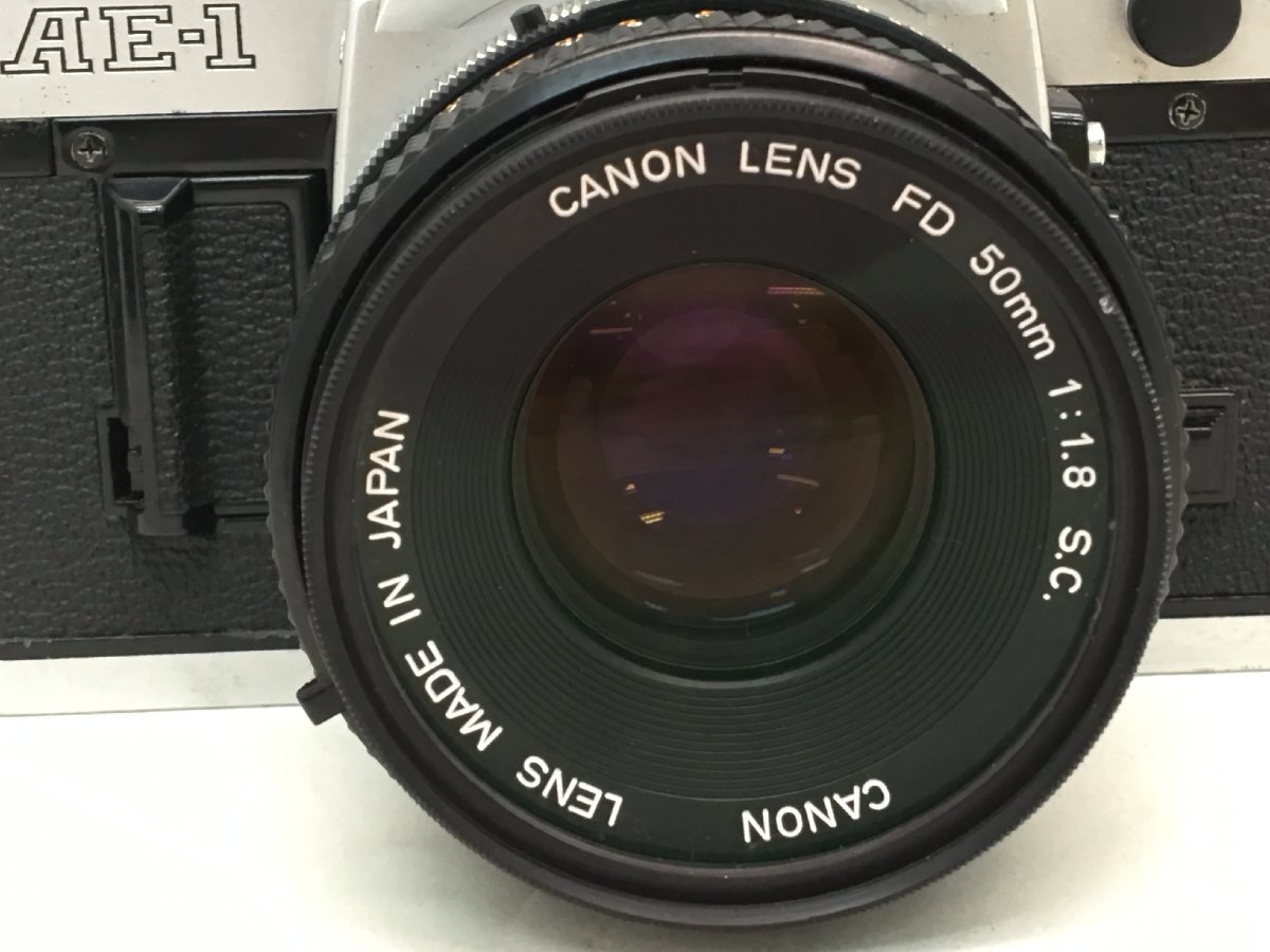 Canon AE-1 / LENS FD 50mm 1:1.8 S.C. 一眼レフカメラ ジャンク 中古【UW040404】の画像2