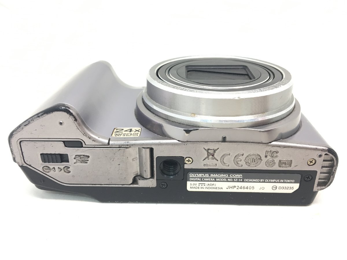 OLYMPUS SZ-14 / 24x WIDE OPTICAL ZOOM ED 4.5-108.0mm 1:3.0-6.9 コンパクト デジタルカメラ ジャンク 中古【UW040452】の画像4