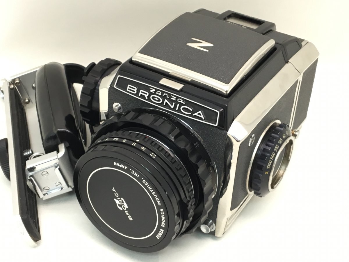 ZENZA BRONICA / NIKKOR-P・C 1:2.8 f=75mm 中判カメラ 付属品付き ジャンク 中古【UW040497】の画像1