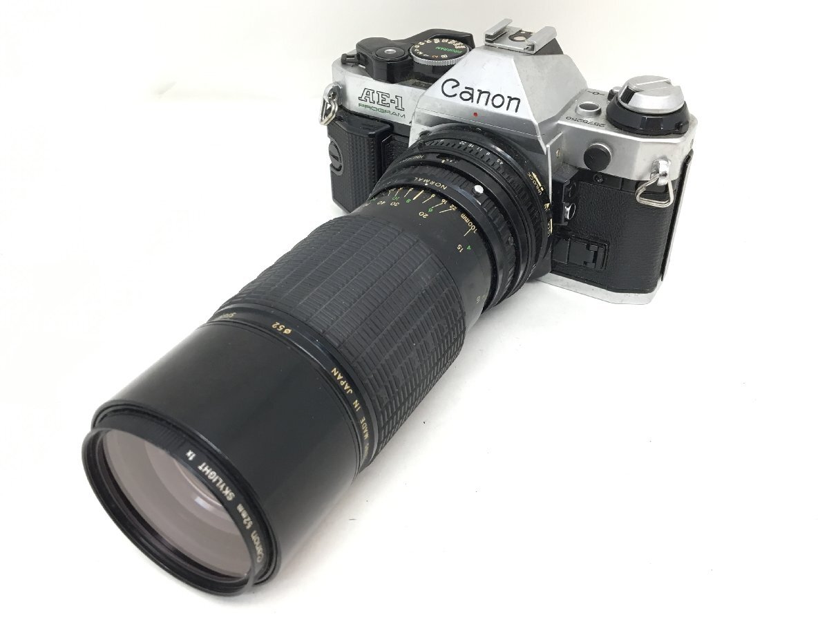 Canon AE-1 PROGRAM/SIGMA ZOOM-K 1:4.5 100-200mm 一眼レフカメラ ジャンク 中古【UW040558】の画像1