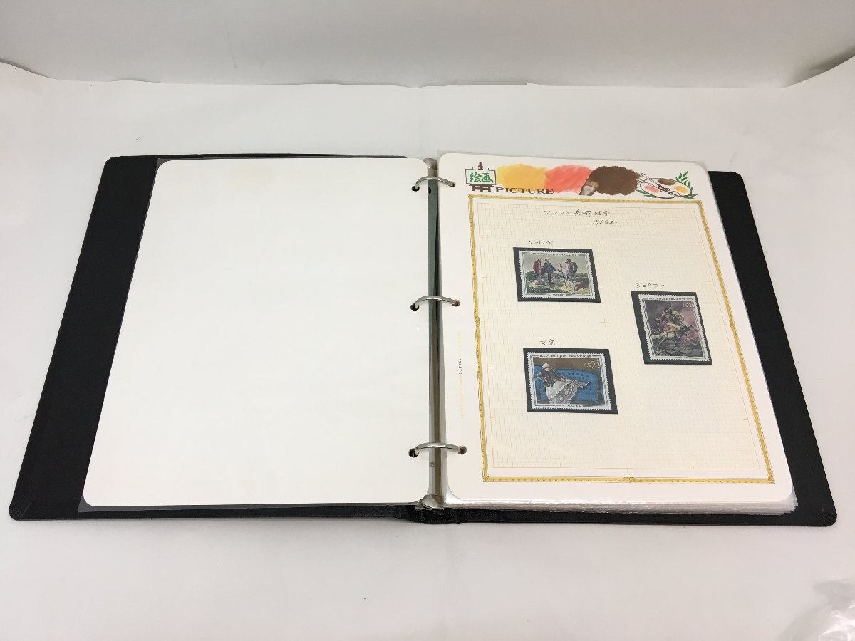 ◆VOSTOK POSTAGE STAMP ALBUM ボストーク 外国切手 絵画切手 海外切手 未使用 消印あり コレクション 1冊 中古【UW040598】の画像3