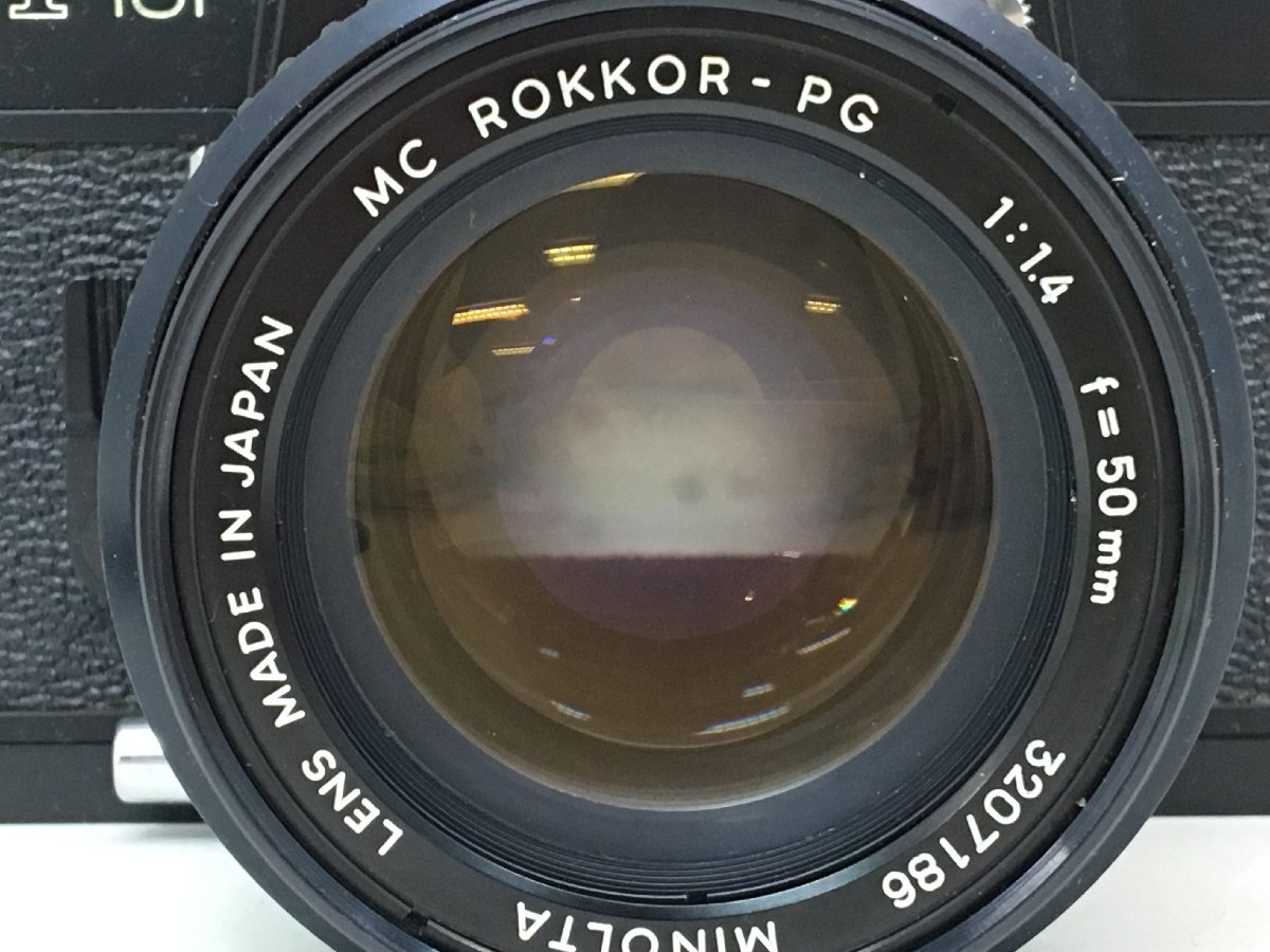 minolta SRT101 / MC ROKKOR-PG 1:1.4 f=50mm 一眼レフカメラ ジャンク 中古【UW040626】の画像2