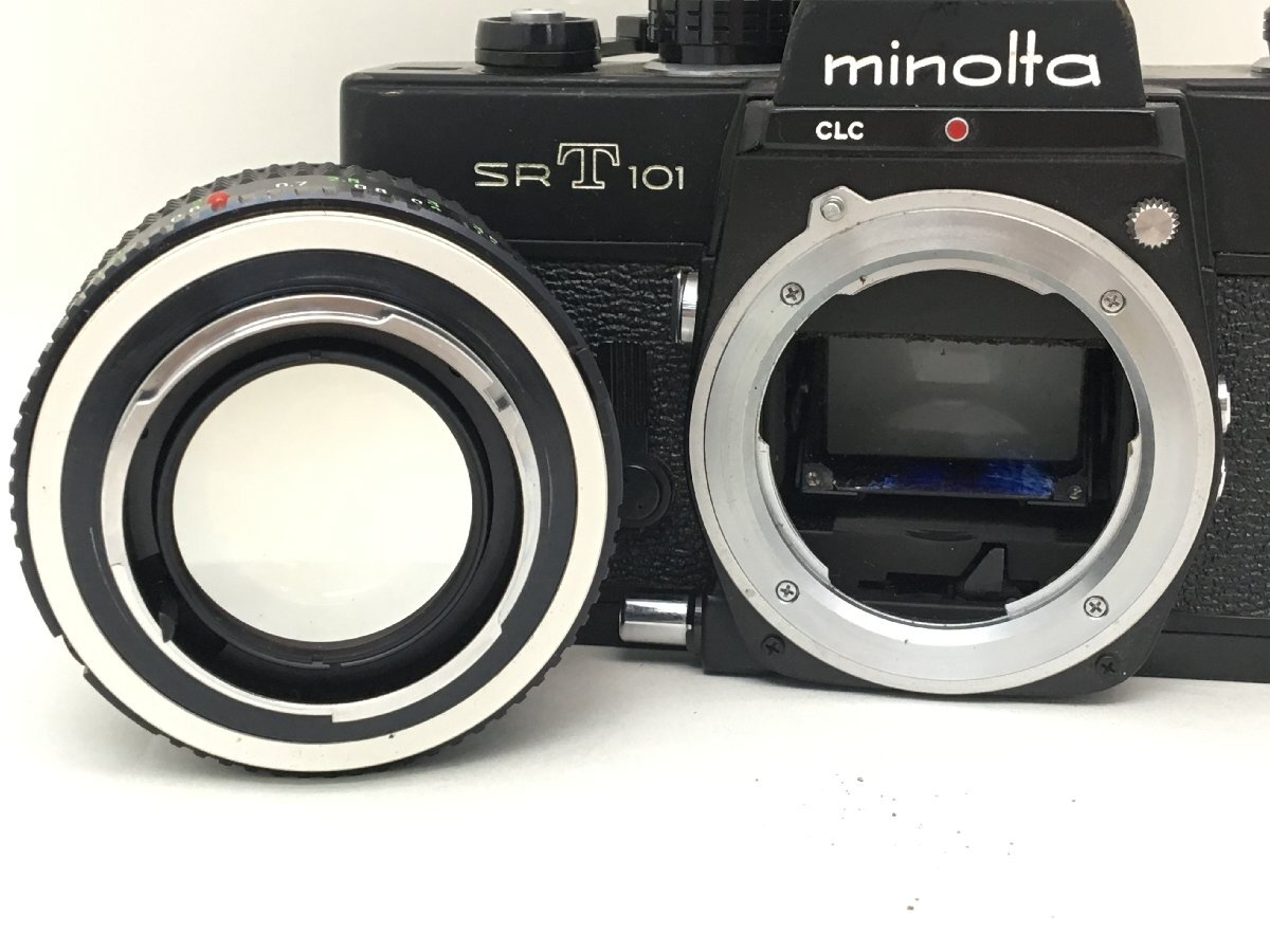 minolta SRT101 / MC ROKKOR-PG 1:1.4 f=50mm 一眼レフカメラ ジャンク 中古【UW040626】の画像3