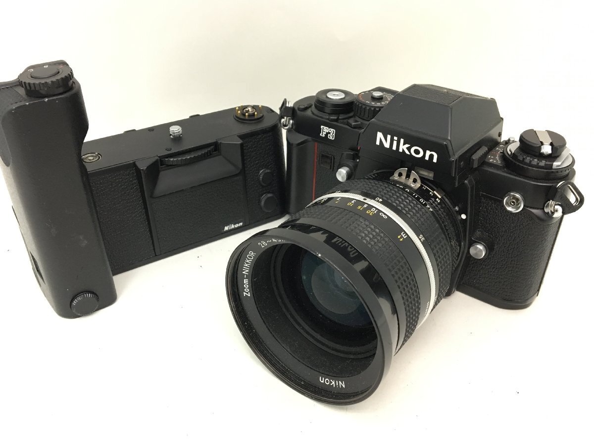Nikon F3 / Zoom-NIKKOR 28-45mm 1:4.5 一眼レフカメラ 付属品付き ジャンク 中古【UW040662】の画像1