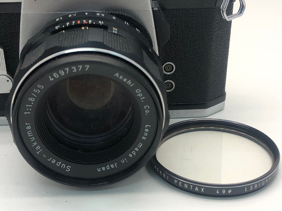 PENTAX SPOTMATIC SP / Super-Takumar 1:1.8/55 一眼レフカメラ ジャンク 中古【UW040640】の画像3