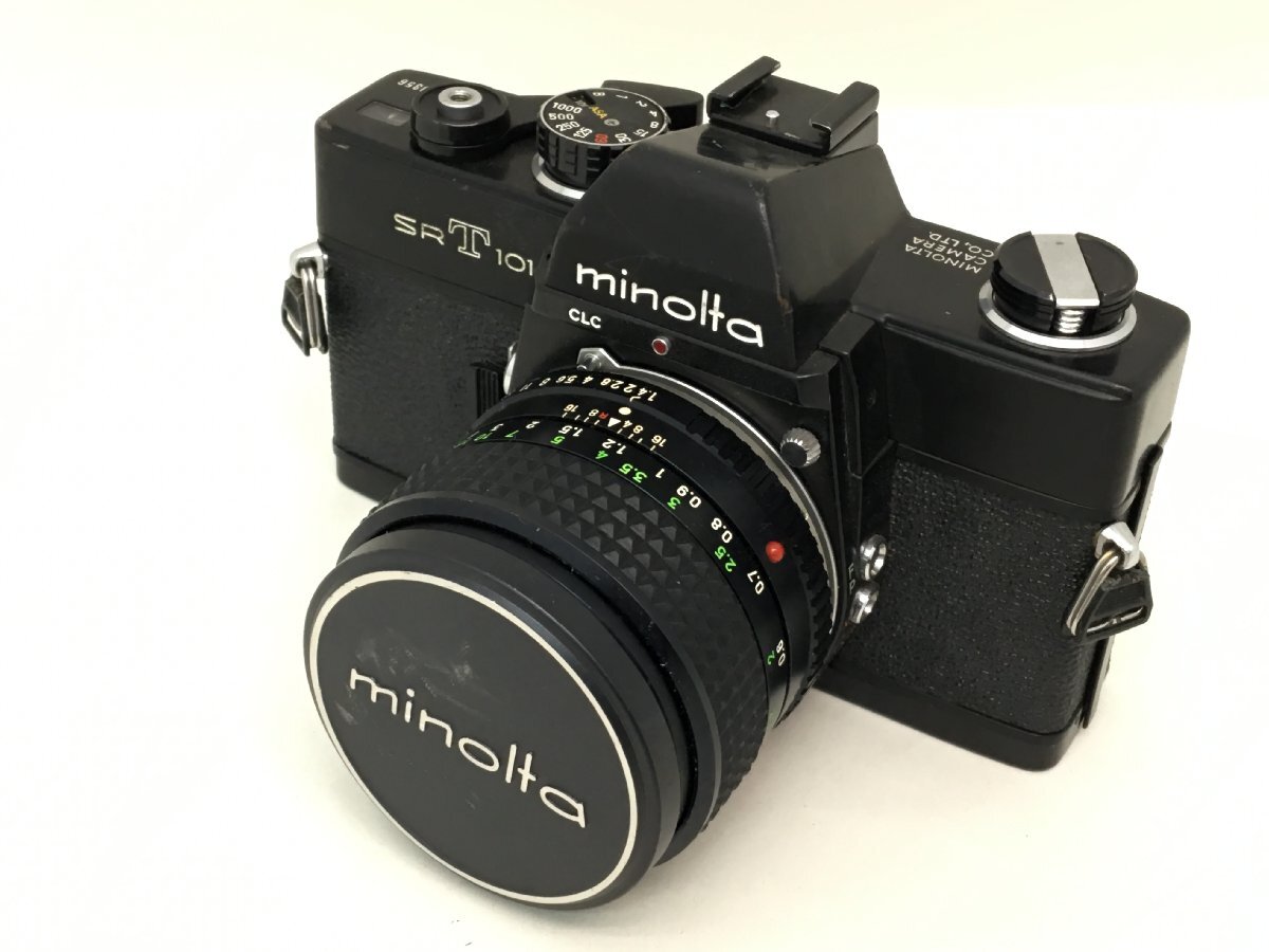 minolta SRT101 / MC ROKKOR-PG 1:1.4 f=50mm 一眼レフカメラ ジャンク 中古【UW040626】の画像1