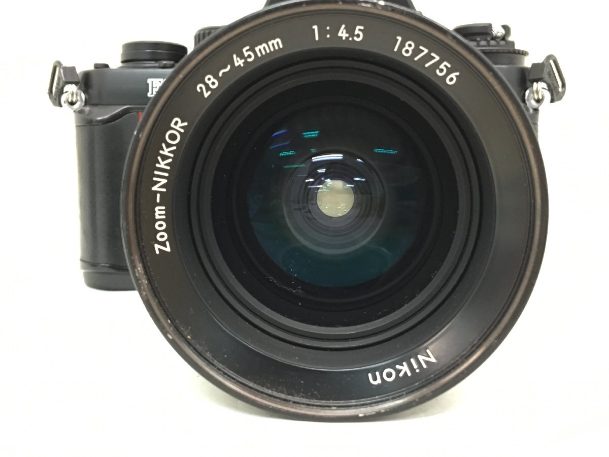 Nikon F3 / Zoom-NIKKOR 28-45mm 1:4.5 一眼レフカメラ 付属品付き ジャンク 中古【UW040662】の画像2