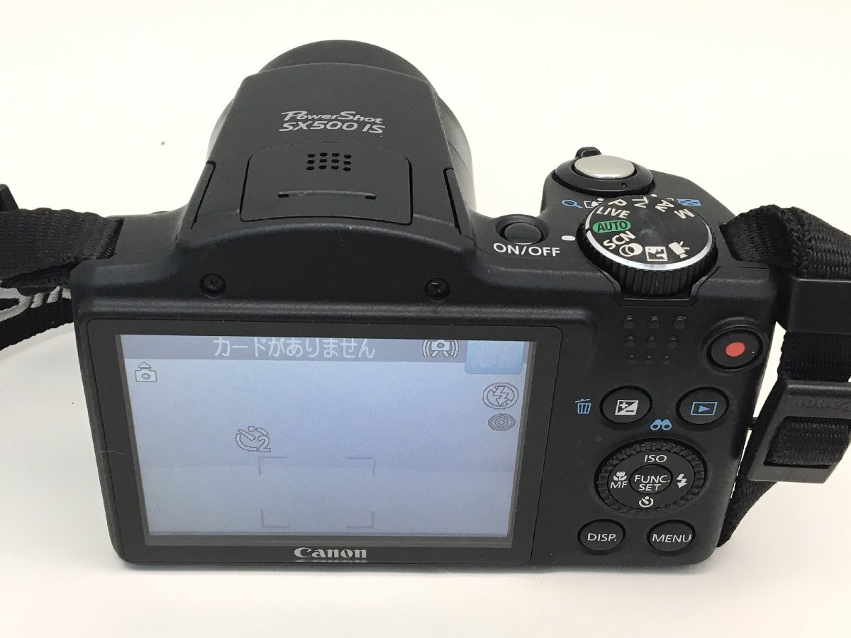 Canon PowerShot SX500IS コンパクト デジタルカメラ 付属品付き ジャンク 中古【UW040714】_画像3