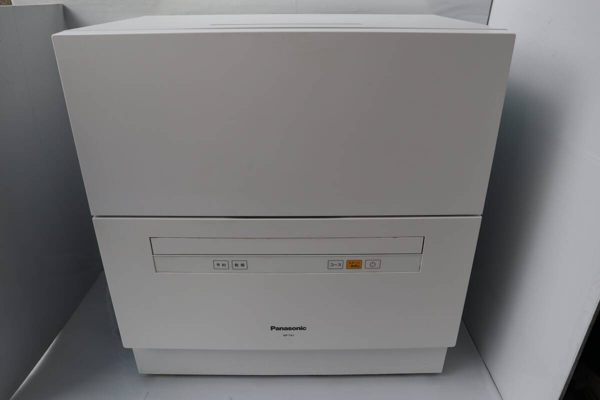 D0871 Y 【Panasonic/パナソニック】 NP-TA1-W/電気食器洗い乾燥機/2018年製の画像1