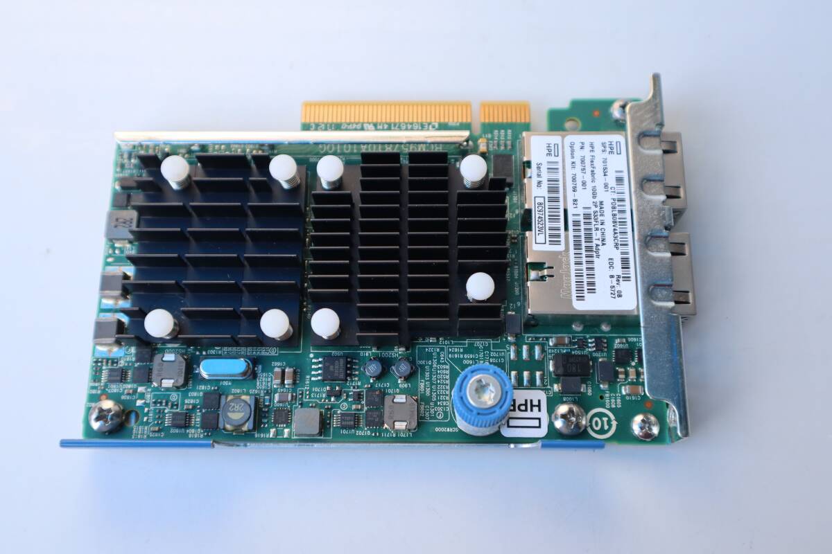 E8156 (1) & HPE SPS:701534-001 Flex Fabric ファブリック 10Gb NIC 2 ポート 533FLR-T アダプター 700759-B21の画像1