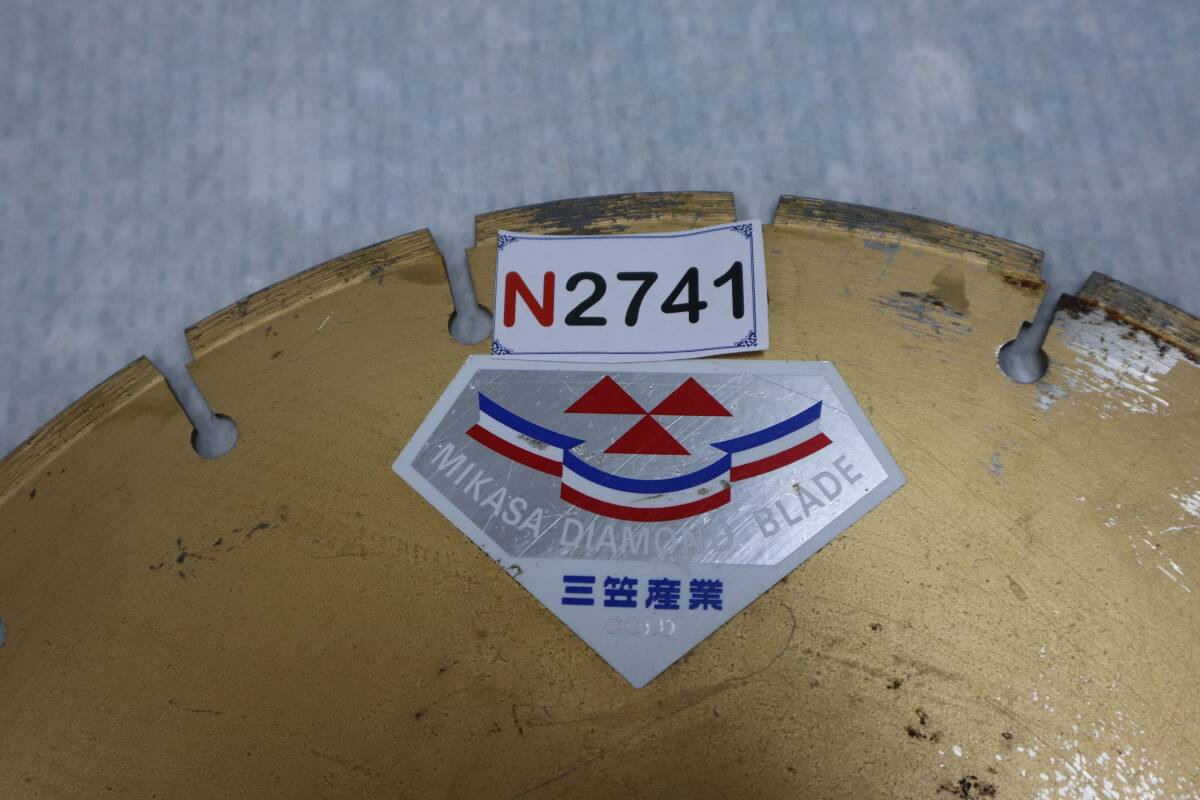 N2741 Y ダイヤモンドブレード DIAMOND BLADE 三笠産業 GOLD Mikasaの画像3