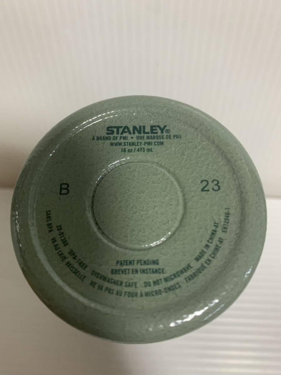 ☆未使用 STANLEY スタンレー スタッキング 真空パイント グリーン アウトドア タンブラー マグ シェラカップ コップ グリーン 16oz 473mL