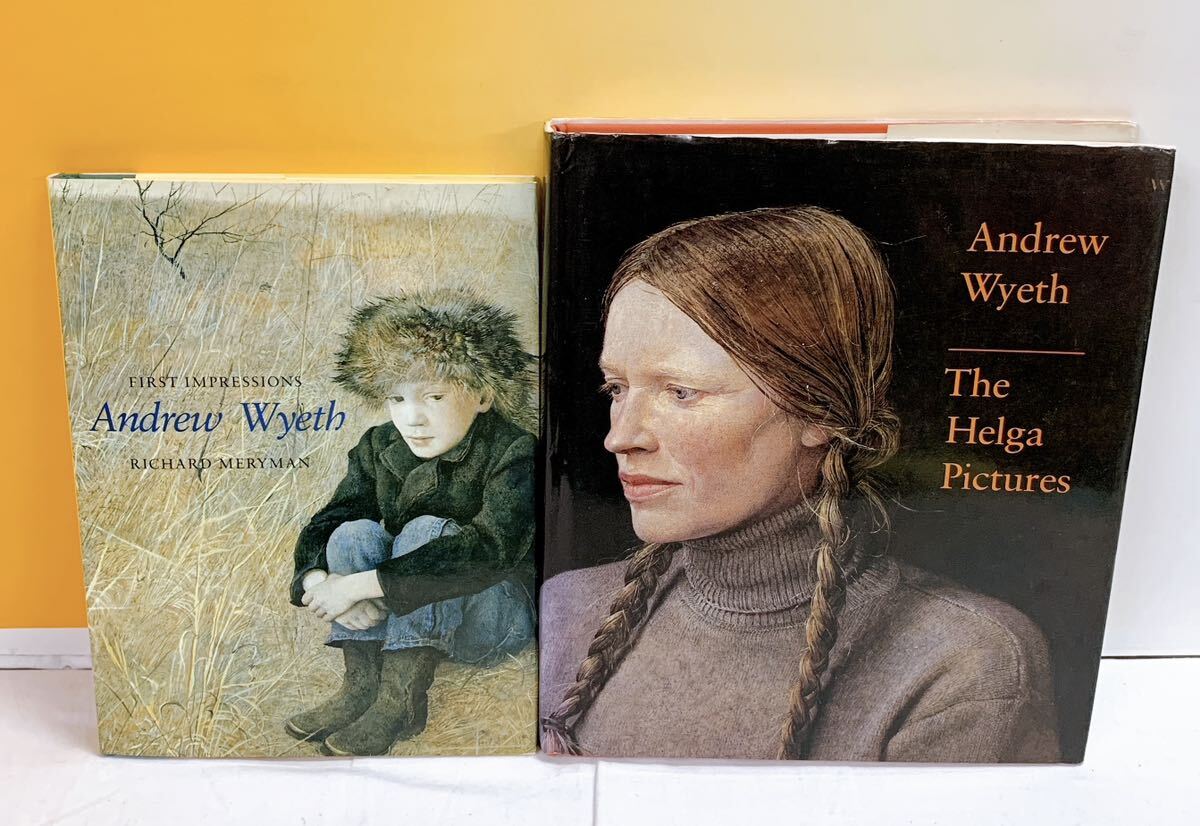 B1-W4/19 Andrew Wyeth アンドリューワイエス　作品集2冊　洋書 画集 