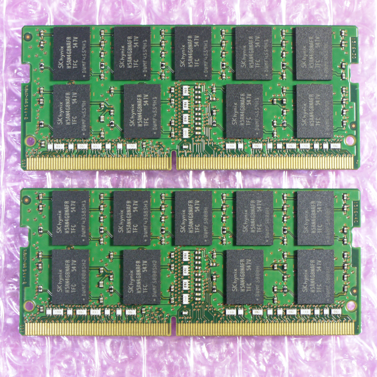※ノートPC用では珍しいECCメモリです※ SK.hynix ノートPC用 DDR4 メモリ DDR4-2133Mhz 8GB×2枚 16GB ECC Unbuffered DIMM _画像2