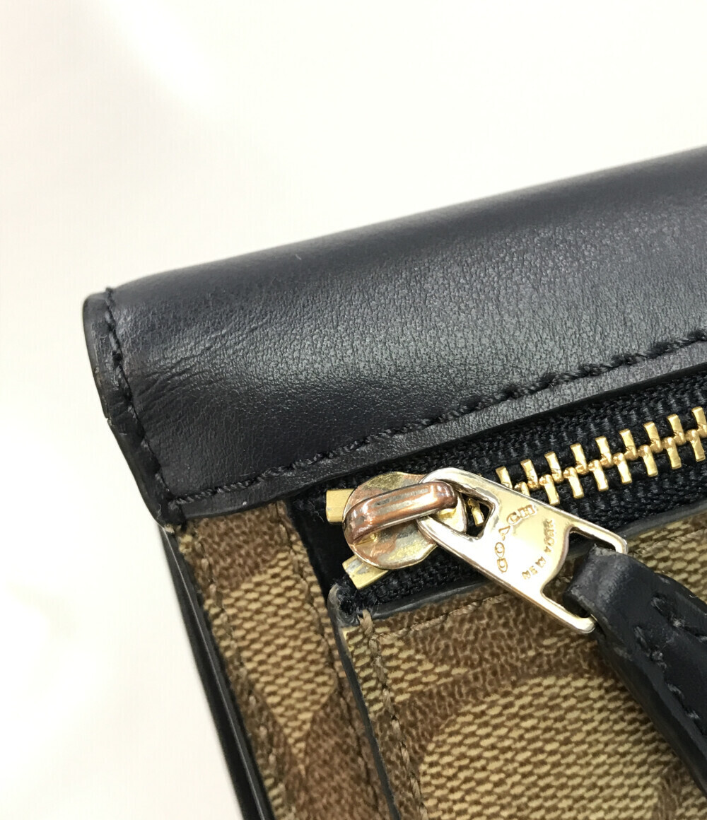 【1円スタート】 コーチ 三つ折り長財布 88024 シグネチャー レディース COACH_画像8