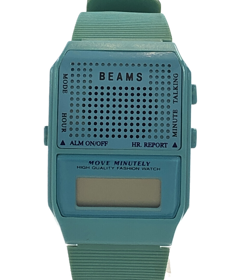 【1円スタート】 訳あり ビームス 腕時計 CR2025 クオーツ グレー ユニセックス BEAMSの画像1