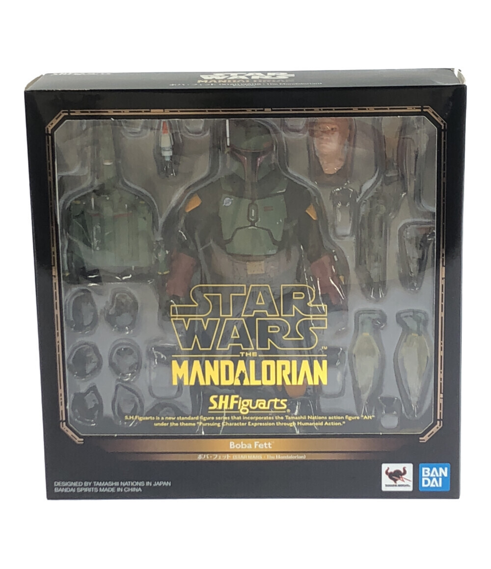 美品 フィギュア The Mandalorian ボバ フェット S.H.Figuarts バンダイ_画像1