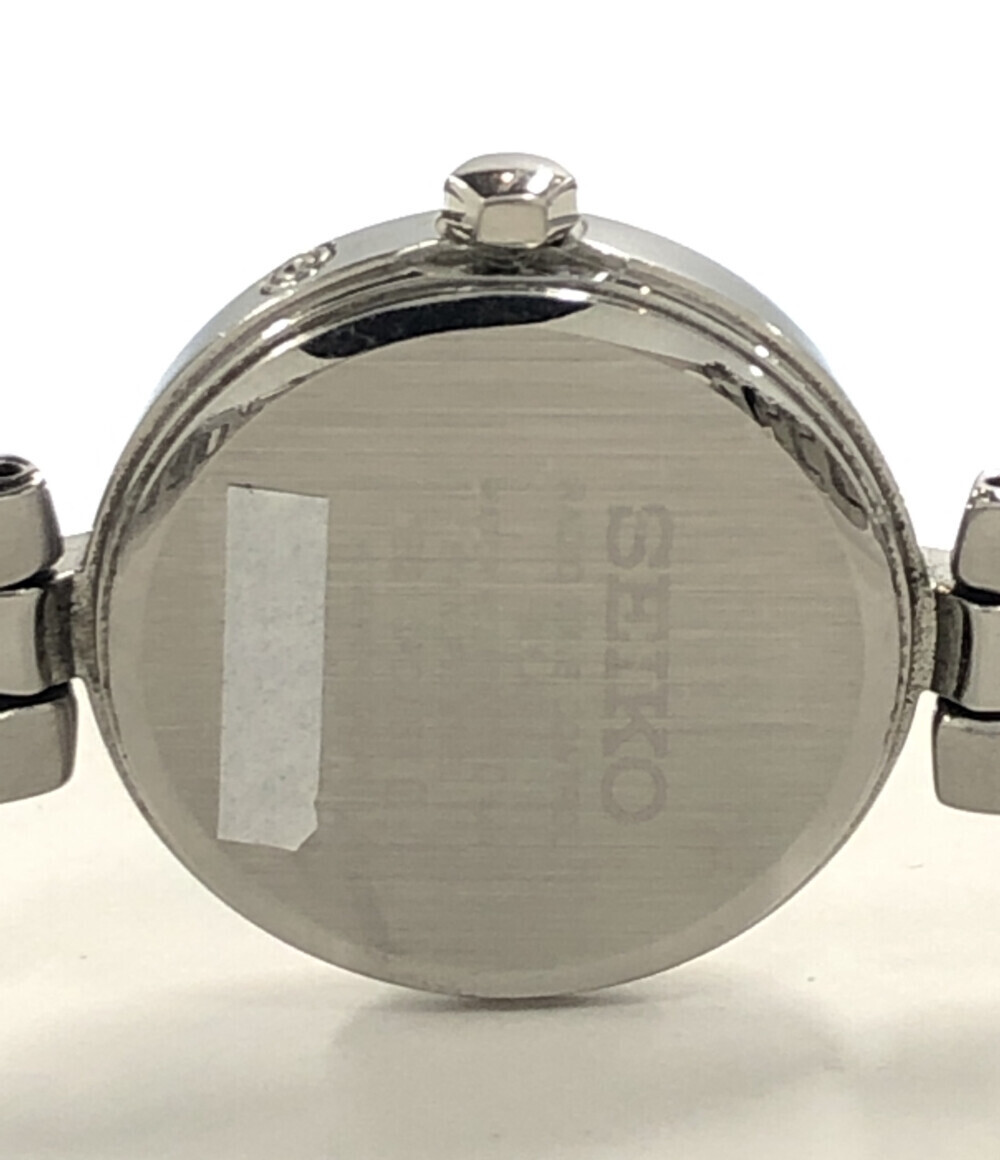 セイコー 腕時計 1B21-0AC0 ティセ ソーラー ブルー レディース SEIKO [0502初]_画像4