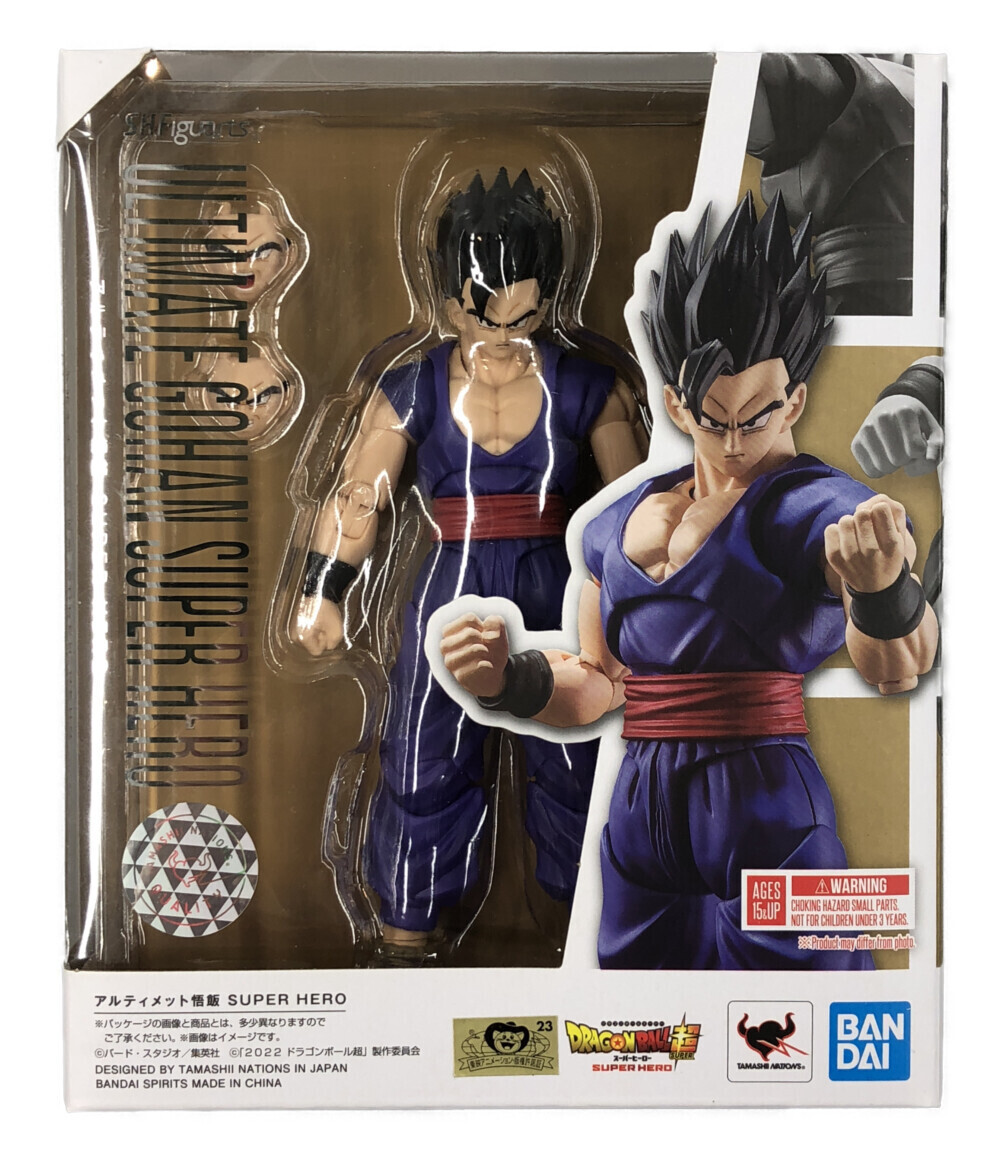 美品 フィギュア ドラゴンボール超 アルティメット悟飯 SUPER HERO S.H.Figuarts バンダイスピリッツ_画像1