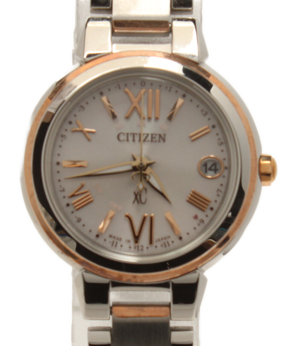  with translation Citizen wristwatch XC XC ES9434-53W solar lady's CITIZEN