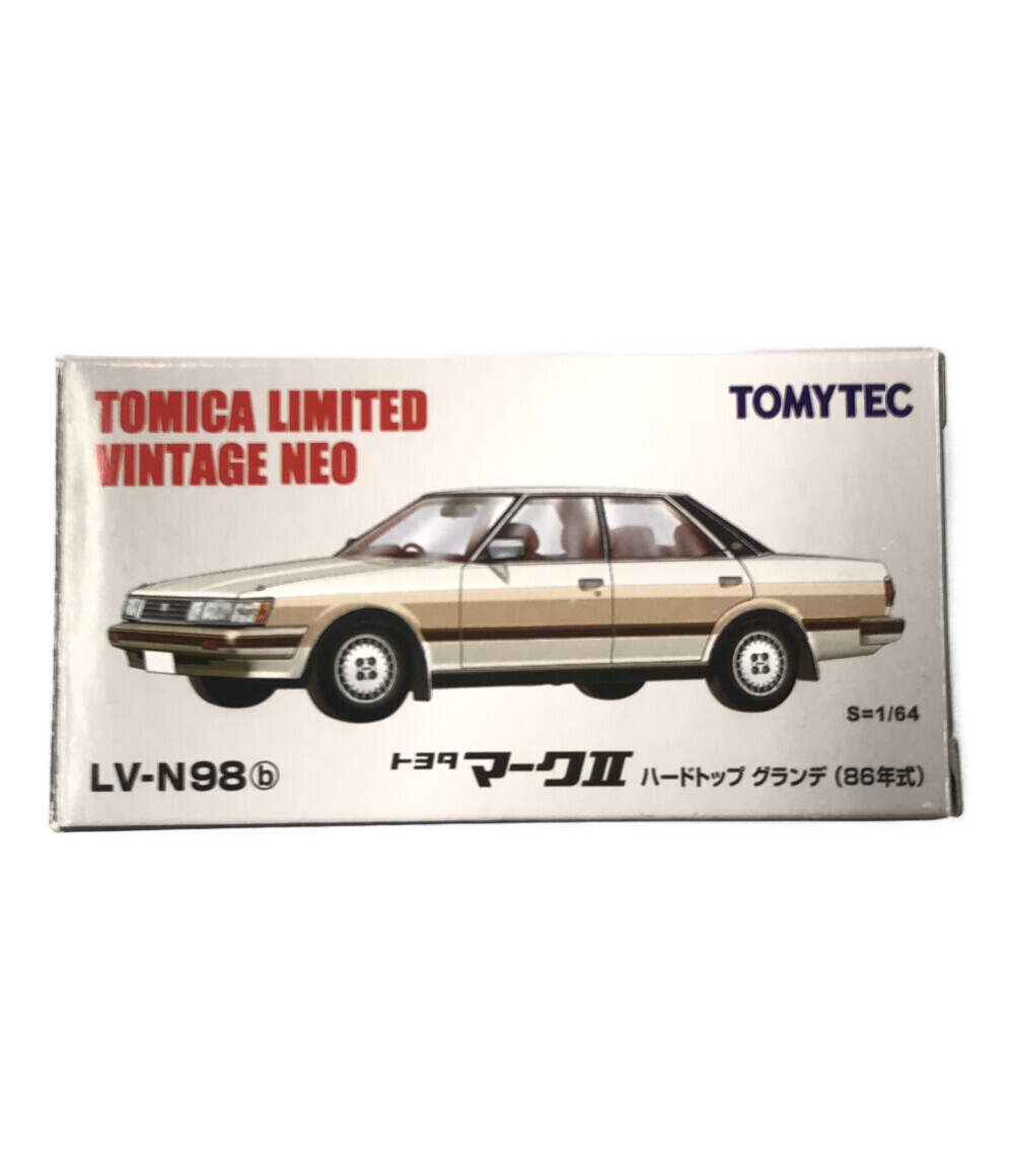 美品 ミニカー LV-N98b トヨタ マーク2 ハードトップ グランデ（86年式）トミカリミテッドヴィンテージネオの画像1