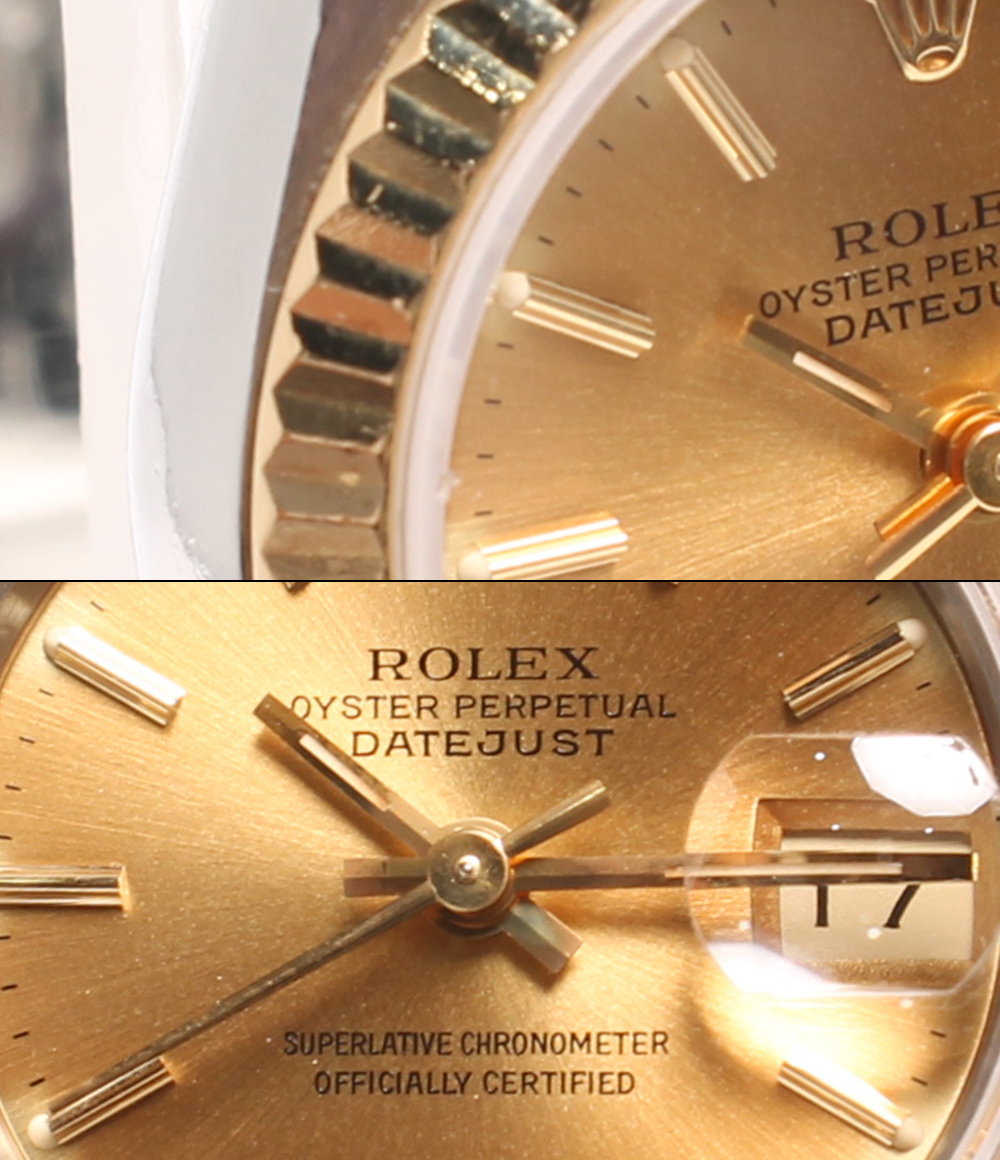  Rolex wristwatch Date Just 69173 oyster Perpetual self-winding watch Gold lady's [0502 the first ]