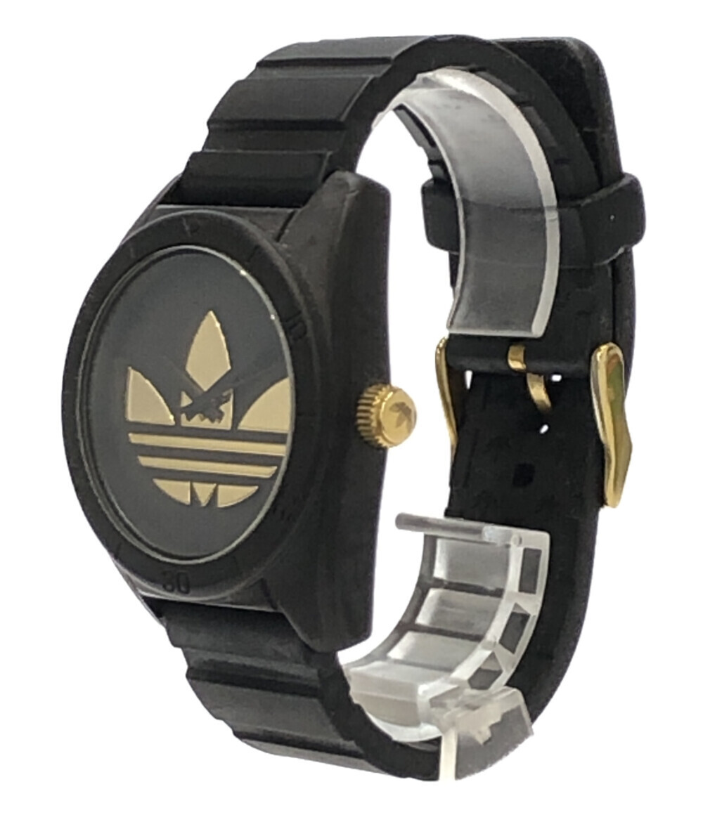 【1円スタート】 訳あり アディダス 腕時計 ADH2912 クオーツ ブラック メンズ adidasの画像2