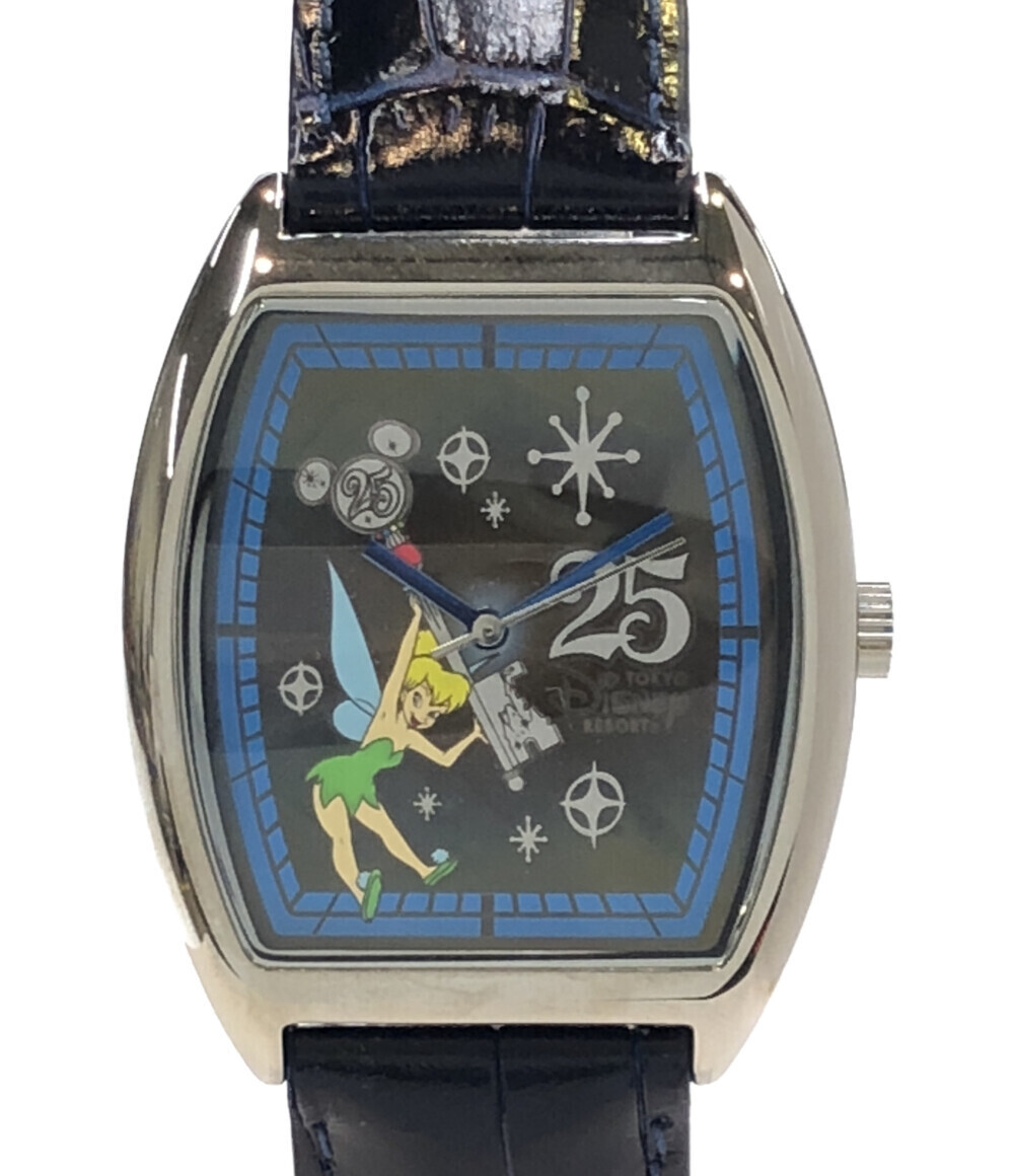 【1円スタート】 訳あり ディズニー 腕時計 ティンカー・ベル 東京ディズニーリゾート25周年記念_画像1