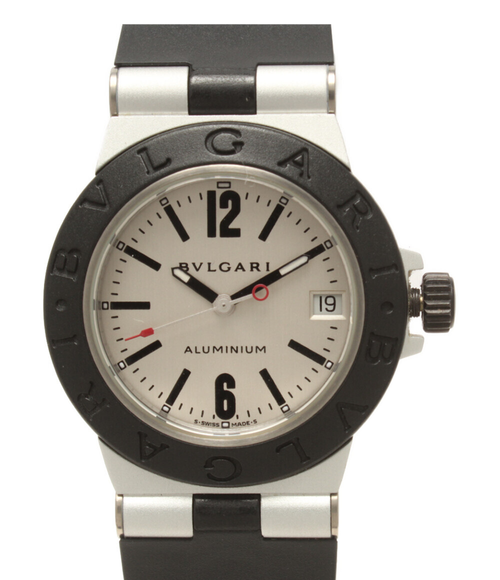 美品 ブルガリ 腕時計 AL32TA クオーツ ホワイト レディース Bvlgariの画像1