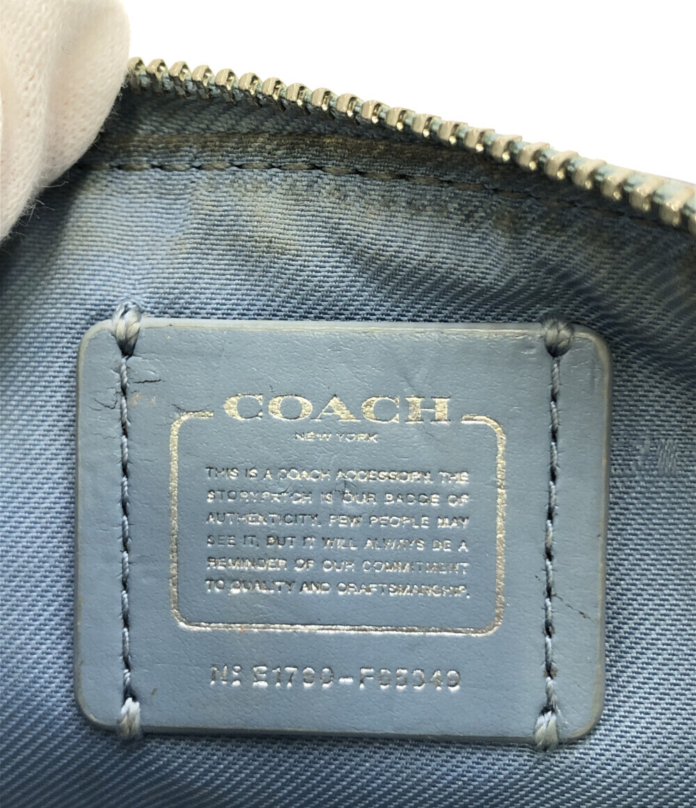 【1円スタート】 コーチ ポーチ F65349 レディース COACHの画像4