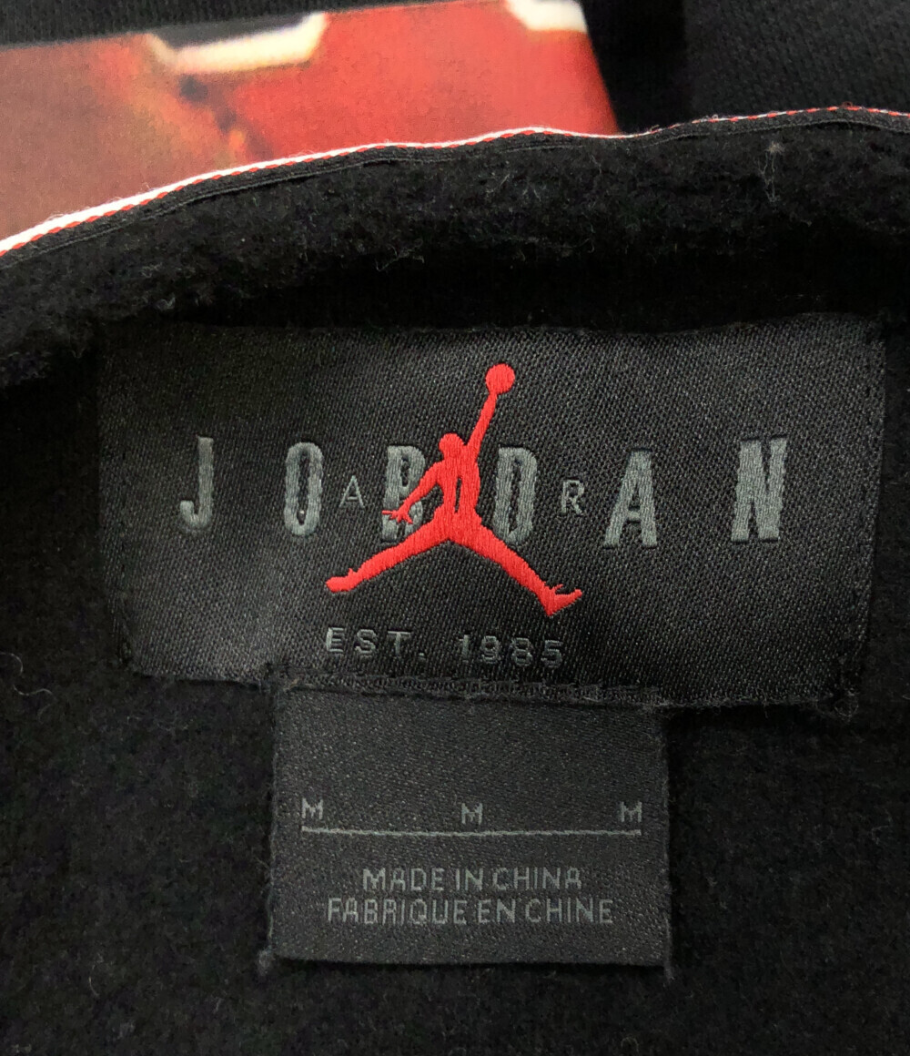 ロゴパッチプルオーバーフーディ 裏起毛 メンズ M M JORDAN_画像3