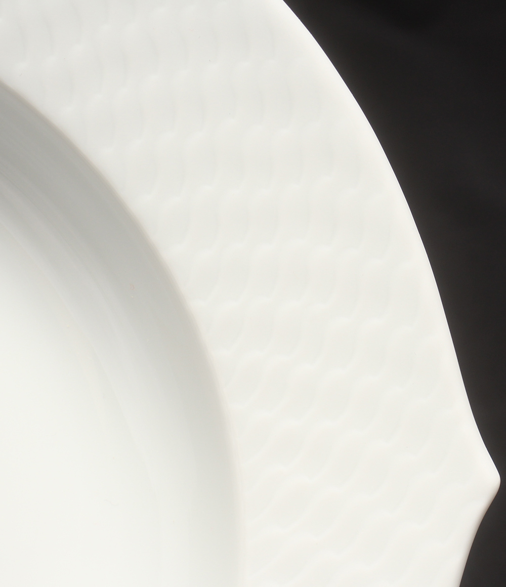 美品 マイセン スーププレート 皿 2点セット 23cm 波の戯れ Meissen_画像4