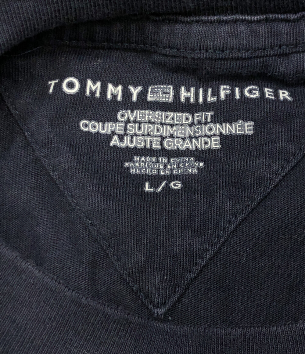 トミーヒルフィガー オーバーサイズ半袖Tシャツ TINO TEE レディース L L TOMMY HILFIGER_画像3