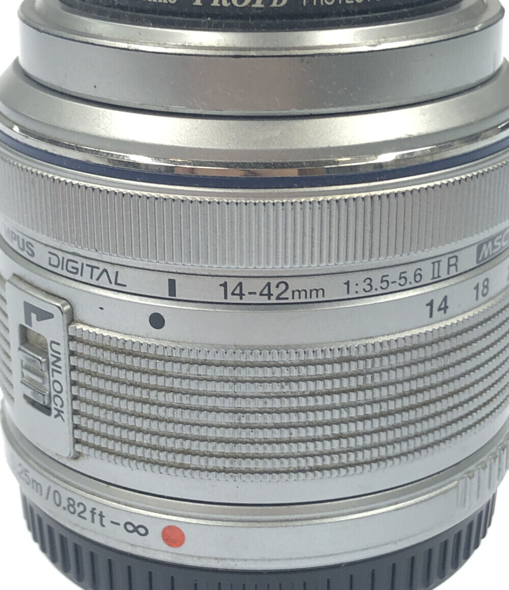 【1円スタート】 訳あり 交換用レンズ M.ZUIKO DIGITAL 14-42mm F3.5-5.6 II R MSC OLYMPUSの画像5