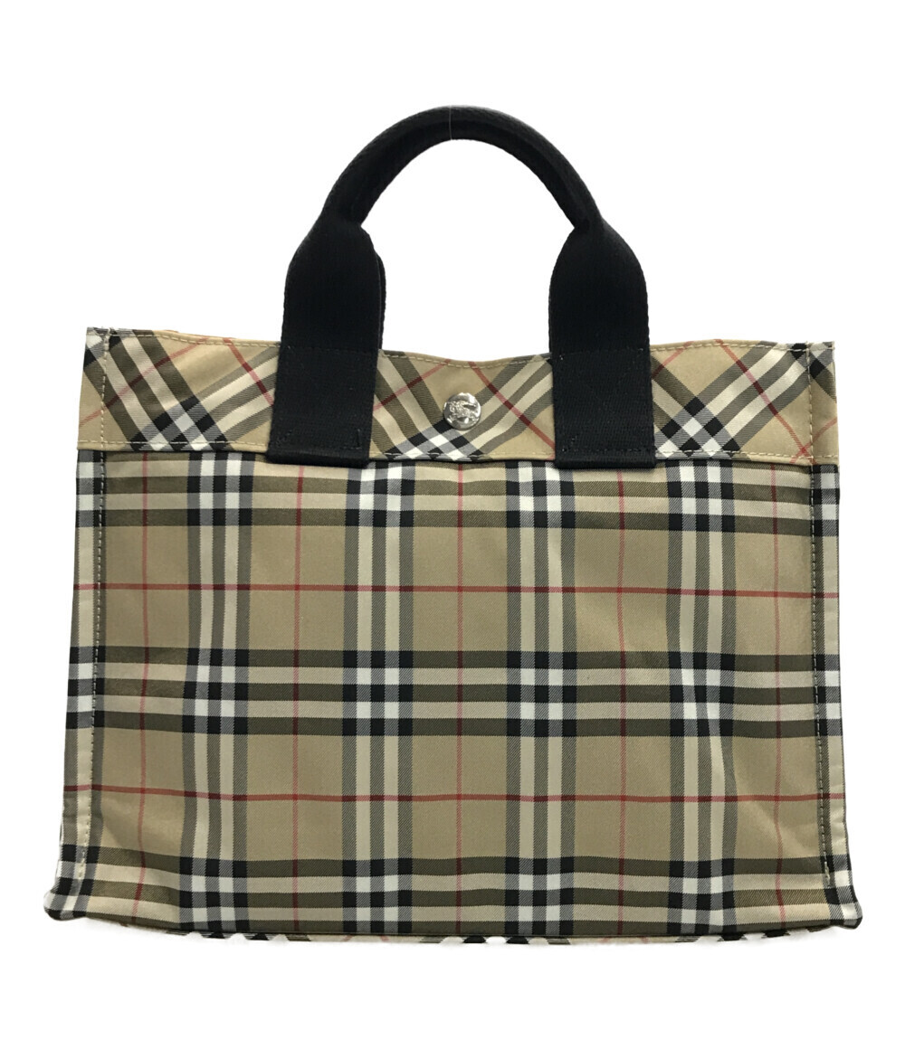 バーバリーブルーレーベル ハンドバッグ チェック柄 レディース BURBERRY BLUE LABEL_画像1