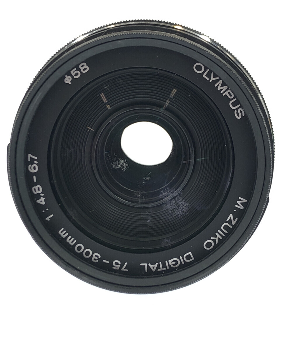 訳あり 交換用レンズ M.ZUIKO DIGITAL ED 75-300mm F4.8-6.7 II MSC OLYMPUS_画像3