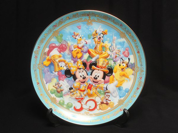 ディズニー インテリアプレート 飾り皿 東京ディズニーリゾート30周年記念 26cm Disneyの画像2