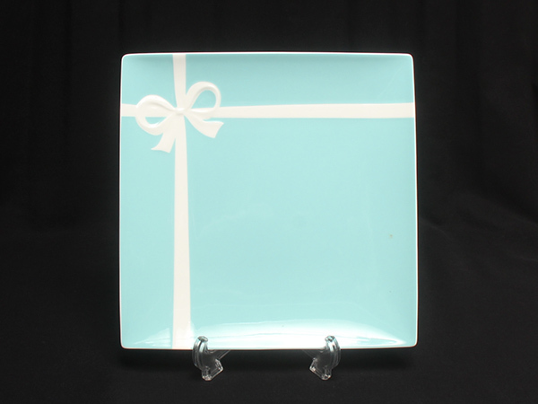 ティファニー スクエアプレート 皿 24cm ブルーボックス Tiffany＆Co.の画像1