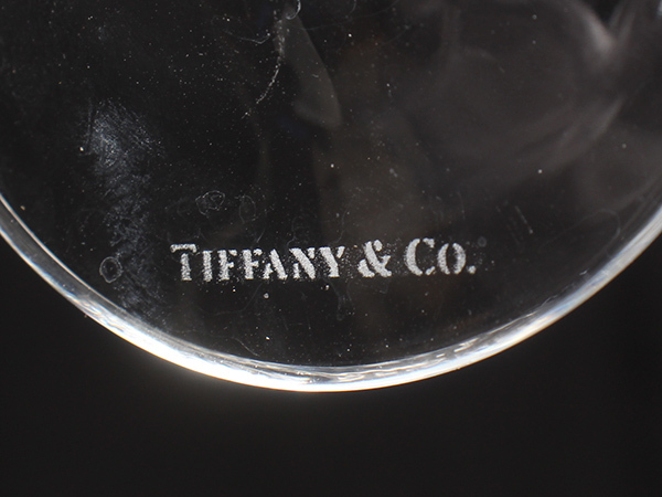 ティファニー ワイングラス 2点セット ペア スウィング Tiffany＆Co.の画像5