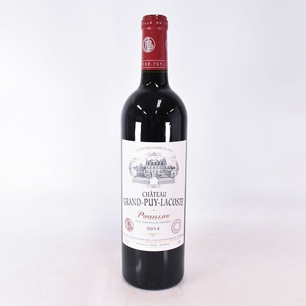 1円～★シャトー グラン ピュイ ラコスト 2014年 赤 750ml 13.5% ポイヤック Chateau Grand Puy Lacoste D070084_画像2