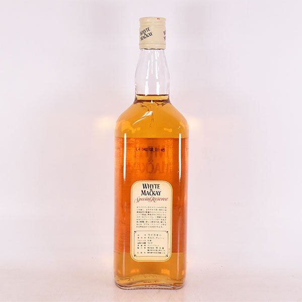 1円～★ホワイト & マッカイ スペシャル リザーブ ＊箱付 ※ 750ml 43% スコッチウイスキー WHYTE & MACKAY D070038の画像6