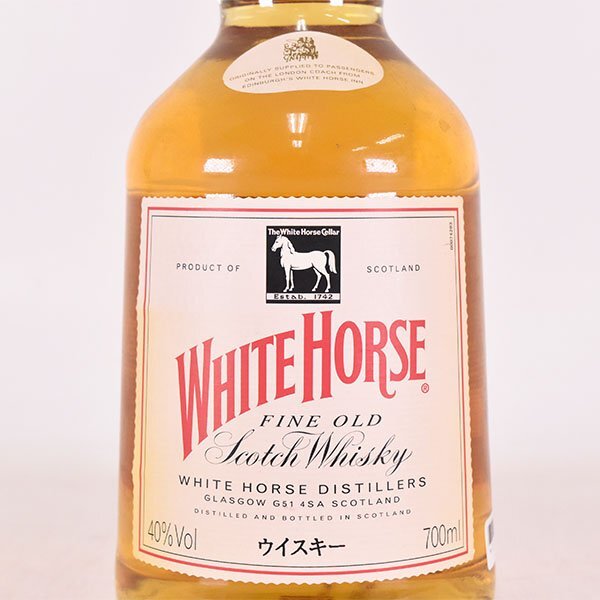 1円～★ホワイトホース ファインオールド ※ 700ml 40% スコッチウイスキー WHITE HORSE FINE OLD D140446の画像2