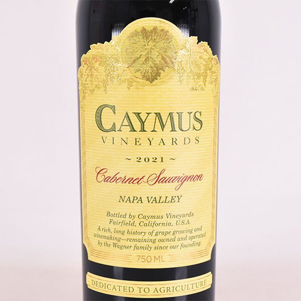 1円～★ケイマス ヴィンヤーズ カベルネ ソーヴィニヨン 2021年 赤 750ml 14.6% カリフォルニア ナパヴァレー Caymus Vineyards D140038_画像1