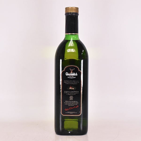 1円～★グレンフィディック ピュアモルト スペシャル オールド リザーブ ＊箱付 ※ 750ml 43% スペイサイド GLENFIDDICH D140370の画像6