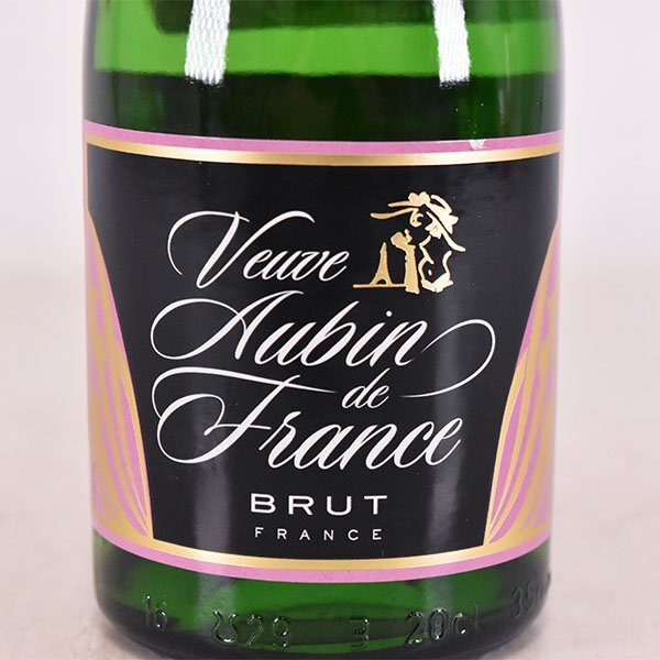 1円～★ヴーヴ オーヴァン ド フランス ブリュット 200ml 11% スパークリング Veuve Aubin de France D210220の画像2