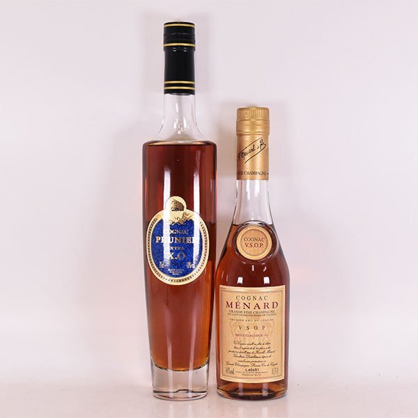 2本セット★プルニエ エクストラ XO /メナール VSOP ★（1つ）特級 ＊箱付 350ml/ハーフ 40% コニャック COGNAC D21S018_画像2