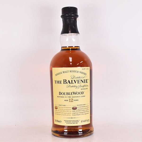 1円～★バルヴェニー 12年 ダブルウッド ★旧ラベル 700ml 40% スペイサイド BALVENIE DOUBLE WOOD D290107_画像1