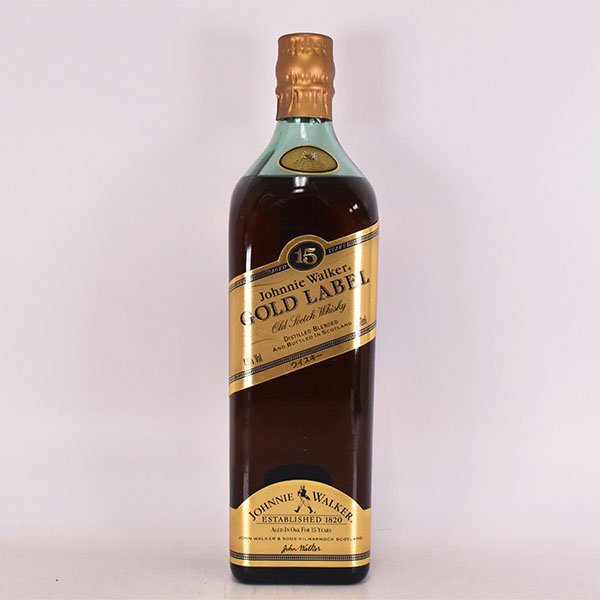 1円～★ジョニーウォーカー 15年 ゴールドラベル ＊箱付 ※ 750ml 43% スコッチウイスキー JOHNNIE WALKER D290381の画像2